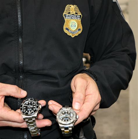 U.S. Customs and Border Protection Counterfeit Rolex